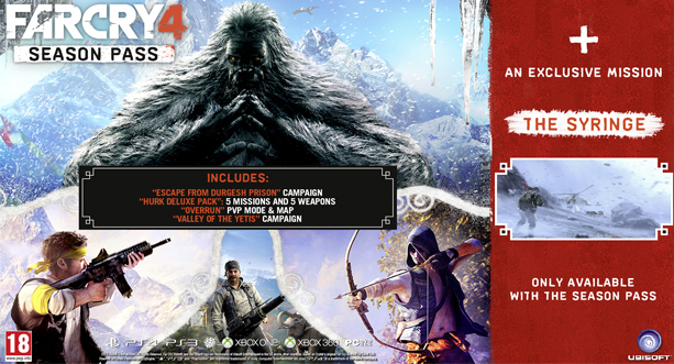Far Cry 4 – Season Pass Uplay CD Key - Click Image to Close